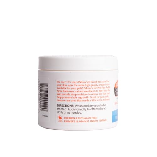 Palmer's for Pets Cocoa Butter Fragrance Free Paw Pad & Nose Balm for Dogs - Dog Skin Soother Balm, Dog Paw Balm for Dry Skin & Pads - Palmer's Cocoa Butter Formula with Vitamin E for Pets