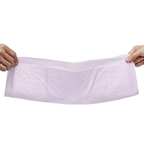 Amazon Basics Cat Pee Pads, 80 Count, Universal Fit for Litter Box, Odor Control with Fresh Scent, White/Purple