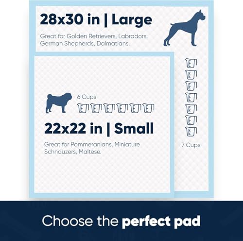 Ultra Absorbent Odor Control Scented Training Pads For Dogs Leak-proof Quick Dry Gel – 22 x 22 Puppy Pads - Fresh Scented - Pack of 150