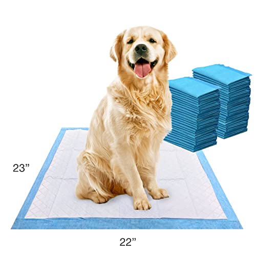 Four Paws Wee-Wee Superior Performance Unscented Pee Pads for Dogs & Puppies, Quilted Leak-Proof Dog Housebreaking Potty Training Floor Protection, 22" x 23", 50 Count