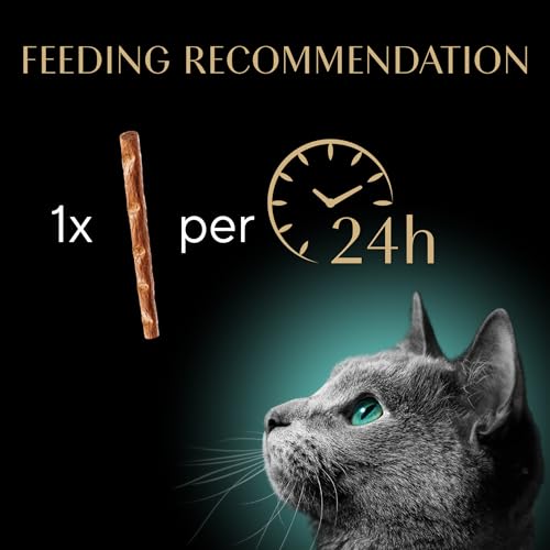 Sheba Meaty Tender Sticks Soft Cat Treats with Chicken, 0.14 oz., 5 Count (Pack of 10)