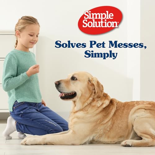 Simple Solution Disposable Dog Diapers for Female Dogs, True Fit, Absorbent, Leak Proof with Wetness Indicator, XL Puppy & Doggie Period Pad and Pee Diaper, for Large Pets, 18-27 Inch Waist, 12 Count