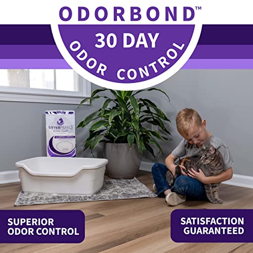 Litter Pearls Ultra Clump Unscented Crystal Clumping Cat Litter with Odorbond, 8 Pounds