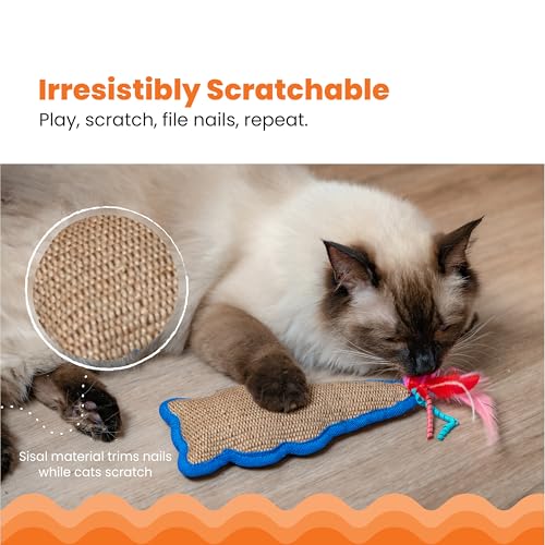 Catstages Kitt'n Candy Kicker Pink Interactive Catnip Cat Toy