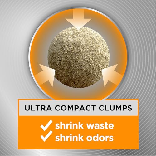 ARM & HAMMER Hardball Lightweight Platinum Multi-Cat Clumping Litter, Easy No-Mess Scooping, Garden Bloom Scent, 16.5 lbs