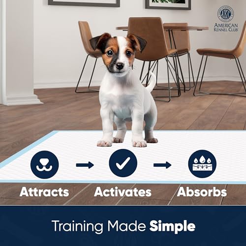 AKC Ultra Absorbent Scented Dog Training Pads (200 Count) - Fresh Scent