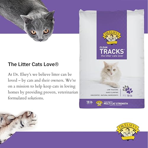 Dr. Elsey's® Clean Tracks® Clumping Clay Cat Litter 18lb. Bag