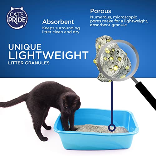 Cat's Pride Premium Lightweight Clumping Litter: Pure & Fresh - Up to 10 Days of Powerful Odor Control - Multi-Cat, Scented, 10 Pounds