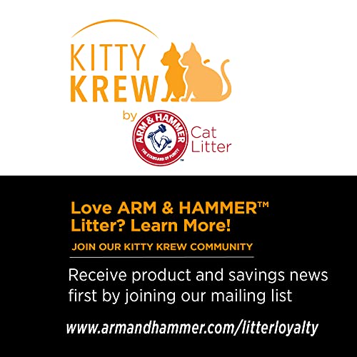 ARM & HAMMER Hardball Lightweight Platinum Multi-Cat Clumping Litter, Easy No-Mess Scooping, Garden Bloom Scent, 16.5 lbs