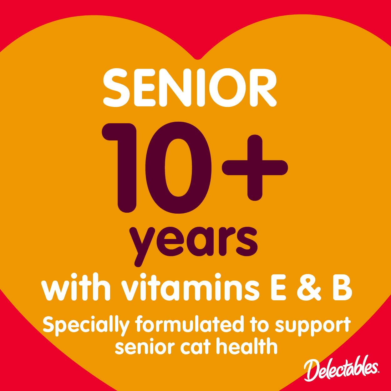 Delectables Bisque Senior 10+ Lickable Cat Treats Variety Pack, 6 Count (Pack of 6)