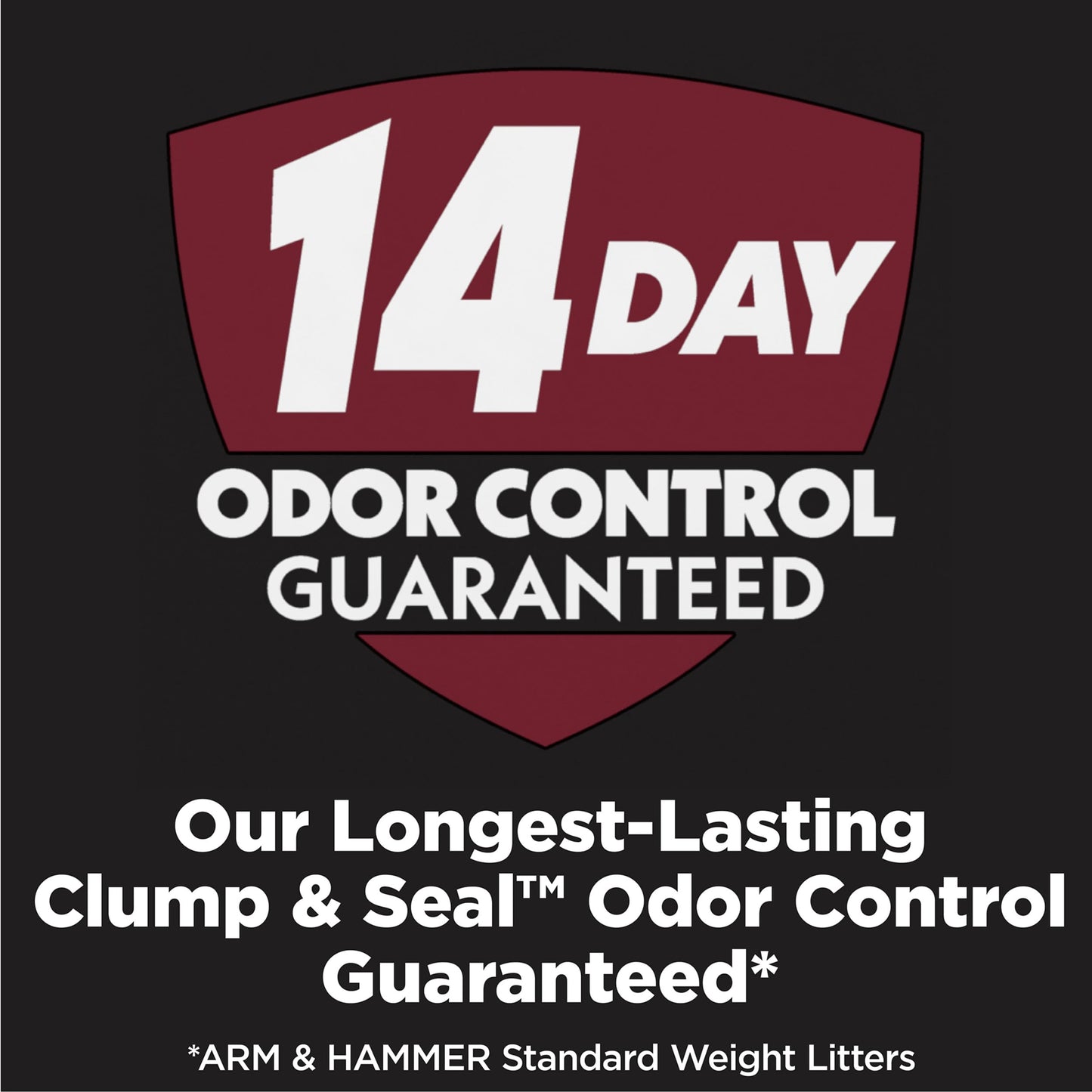 ARM & HAMMER Clump & Seal Platinum, Complete Odor Sealing Clumping Cat Litter, Multi-Cat, 14-Day Odor Control, Online Exclusive Formula, 27.5 Lbs