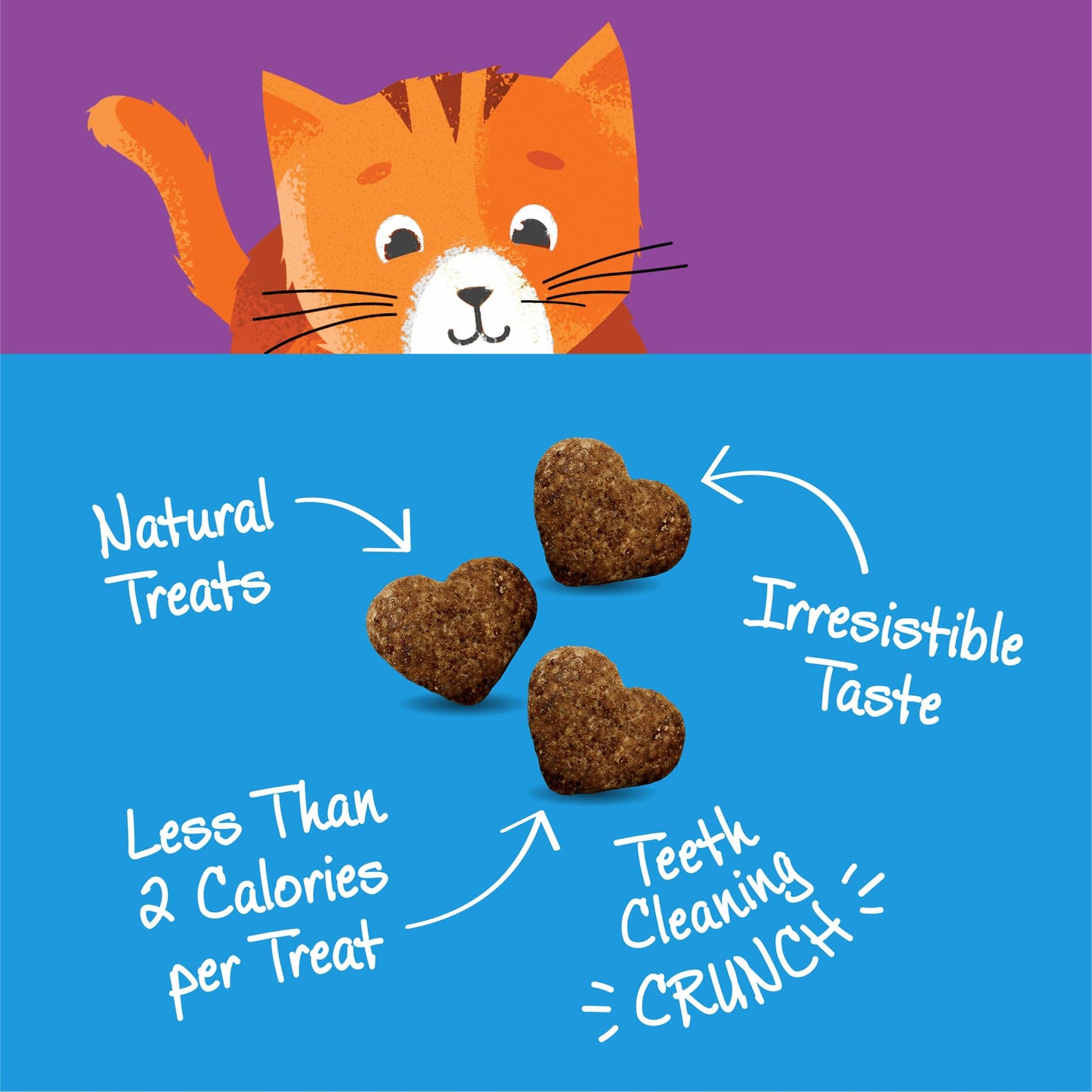Wellness Kittles Crunchy Natural Grain Free Cat Treats, Tuna & Cranberries Recipe, All Life Stages, 6-Ounce Bag