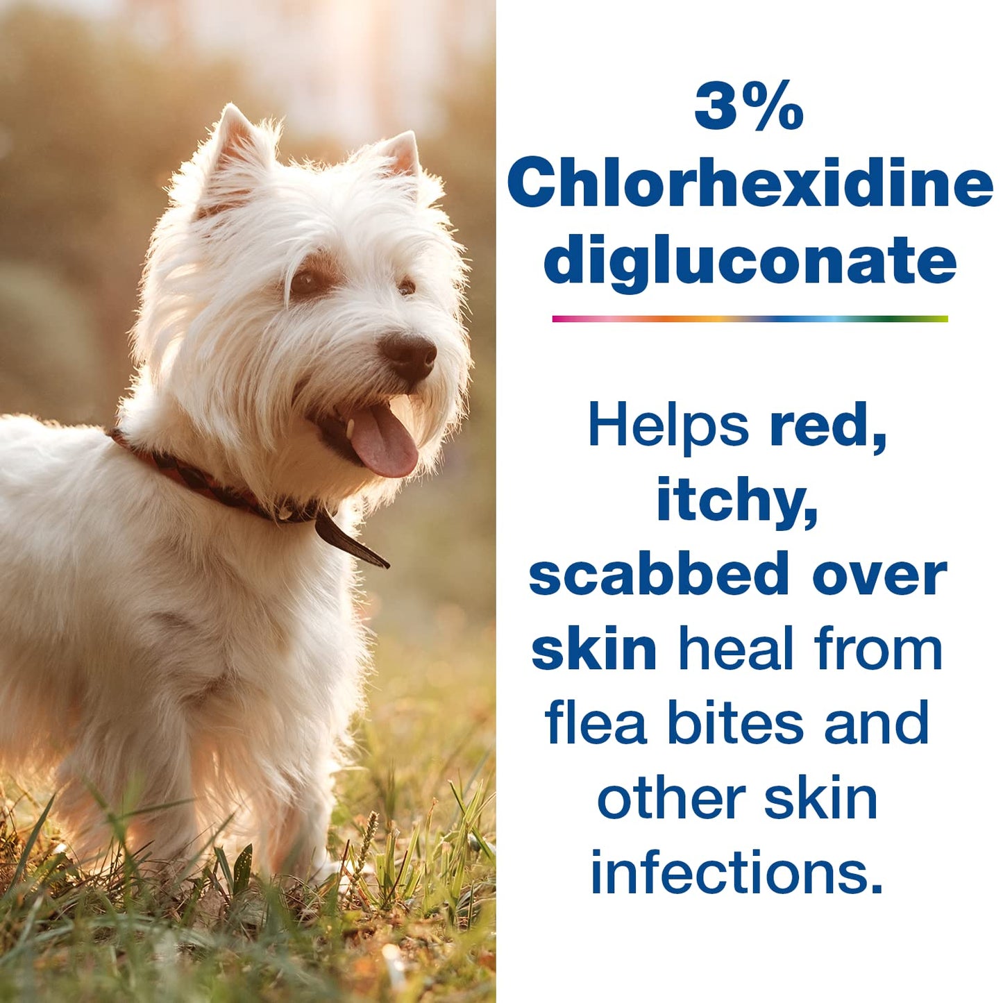 Douxo S3 Pyo Pads, Contains 3% Chlorhexidine & 0.5% Ophytrium, Antiseptic & Hydrating, For Bacterial or Yeast Skin Infections, For Dogs and Cats, 30 Pads