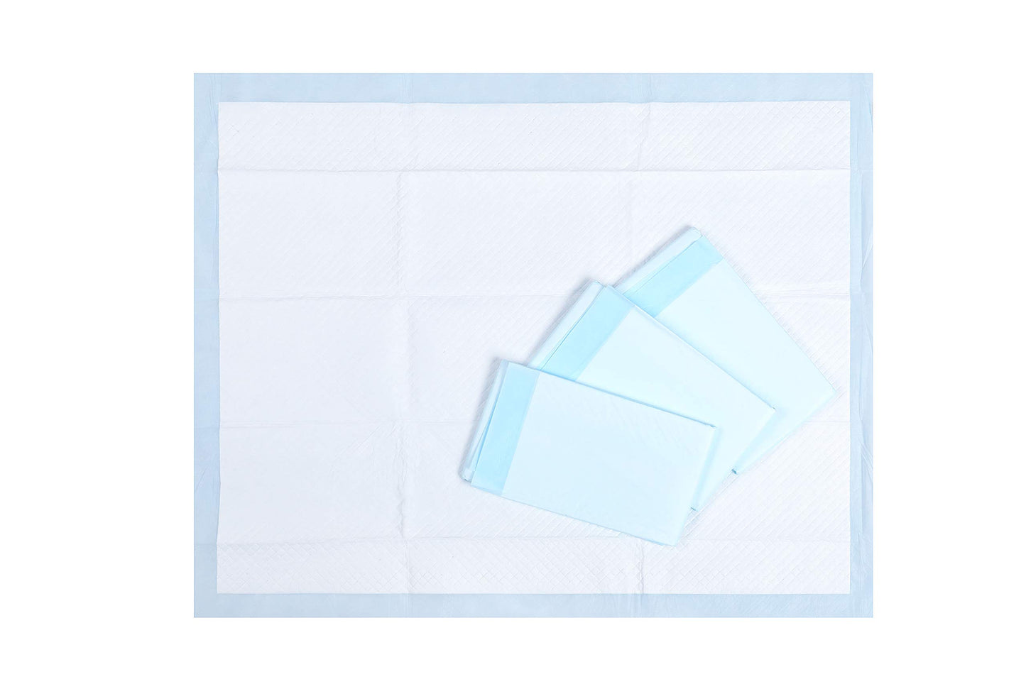 HONEY CARE All-Absorb, X-Large 28" x 34", 40 Count, Dog and Puppy Training Pads, Ultra Absorbent and Odor Eliminating, Leak-Proof 5-Layer Potty Training Pads with Quick-Dry Surface, Blue