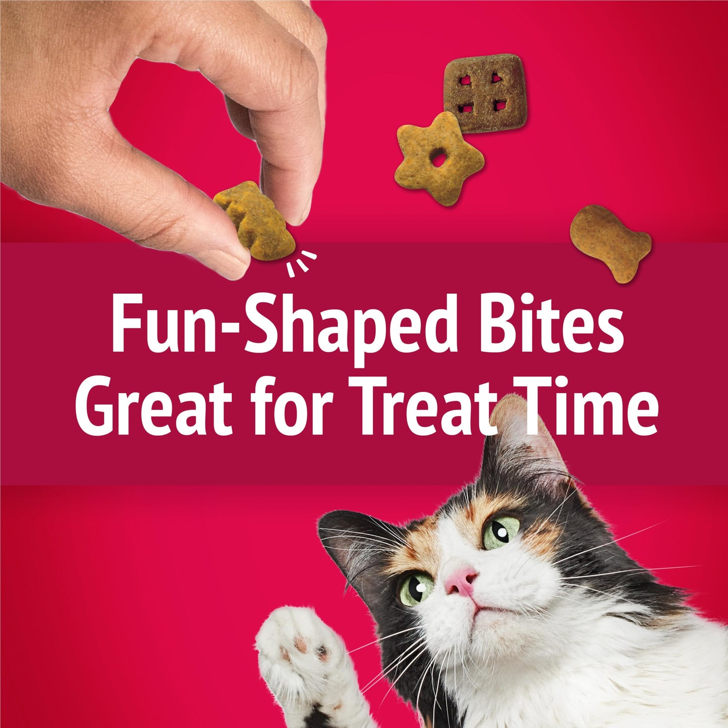 Purina Friskies Cat Treats, Party Mix Mixed Grill Crunch - (Pack of 6) 6 oz. Pouches
