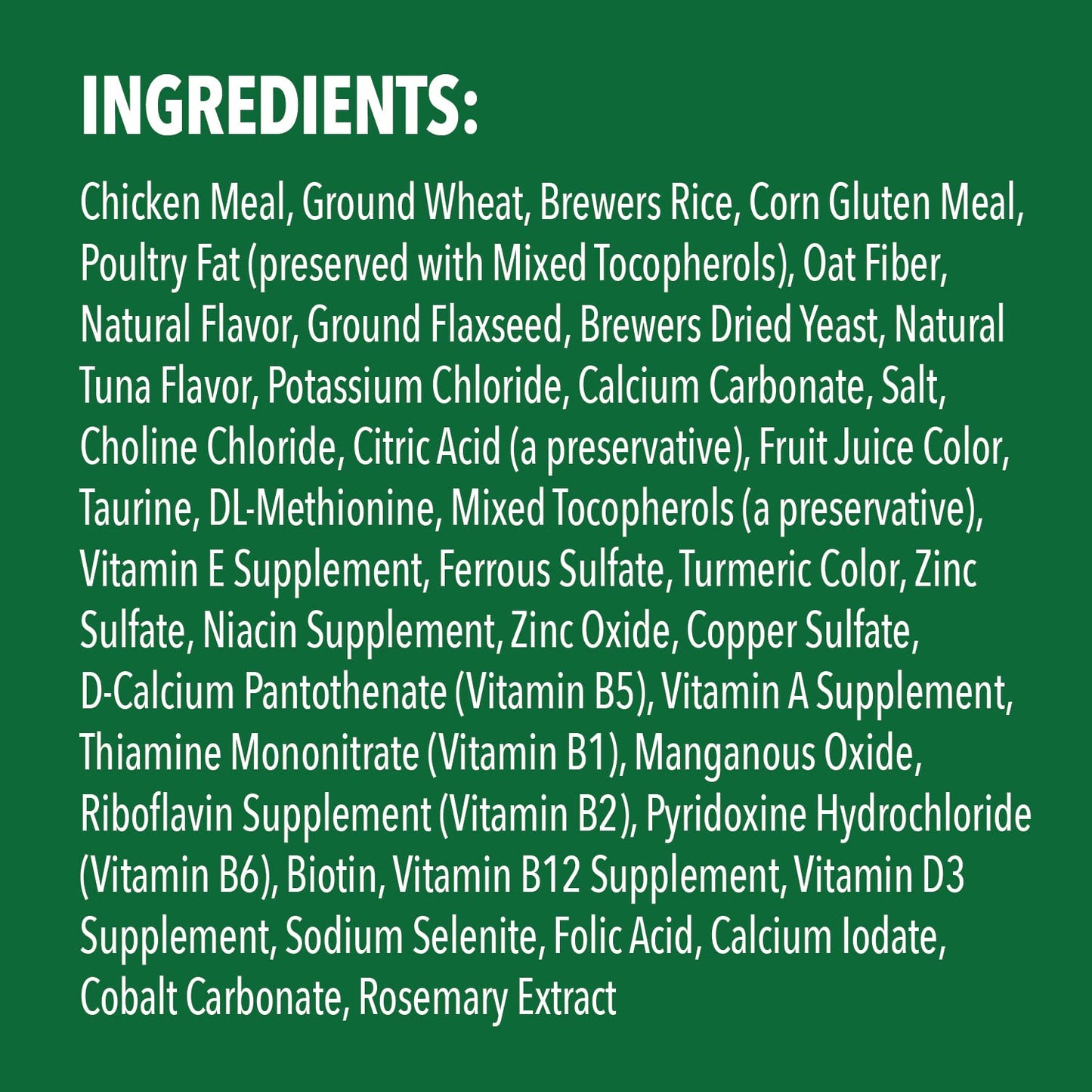 Greenies Feline Adult Dental Cat Treats, Tempting Tuna Flavor, 9.75 oz. Tub