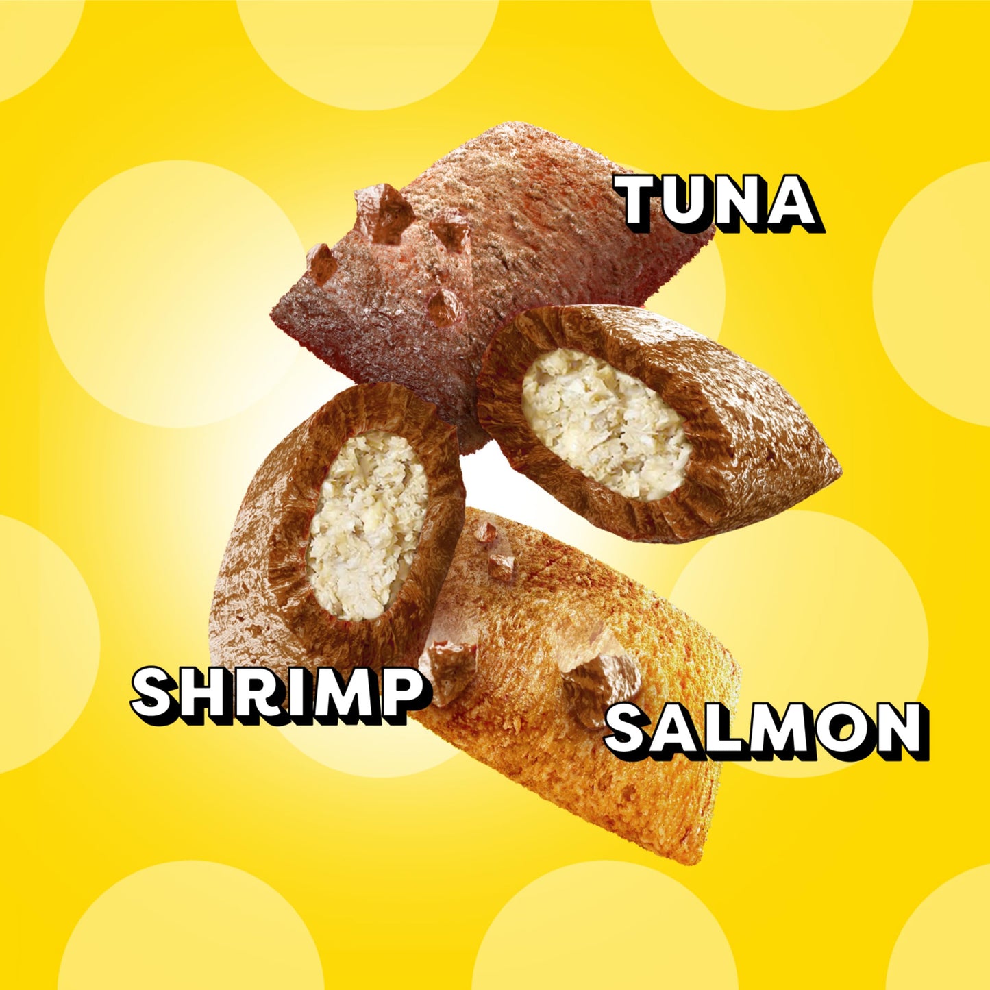 TEMPTATIONS MIXUPS Crunchy and Soft Cat Treats SURFERS' DELIGHT Flavor, (12) 3 oz. Pouches