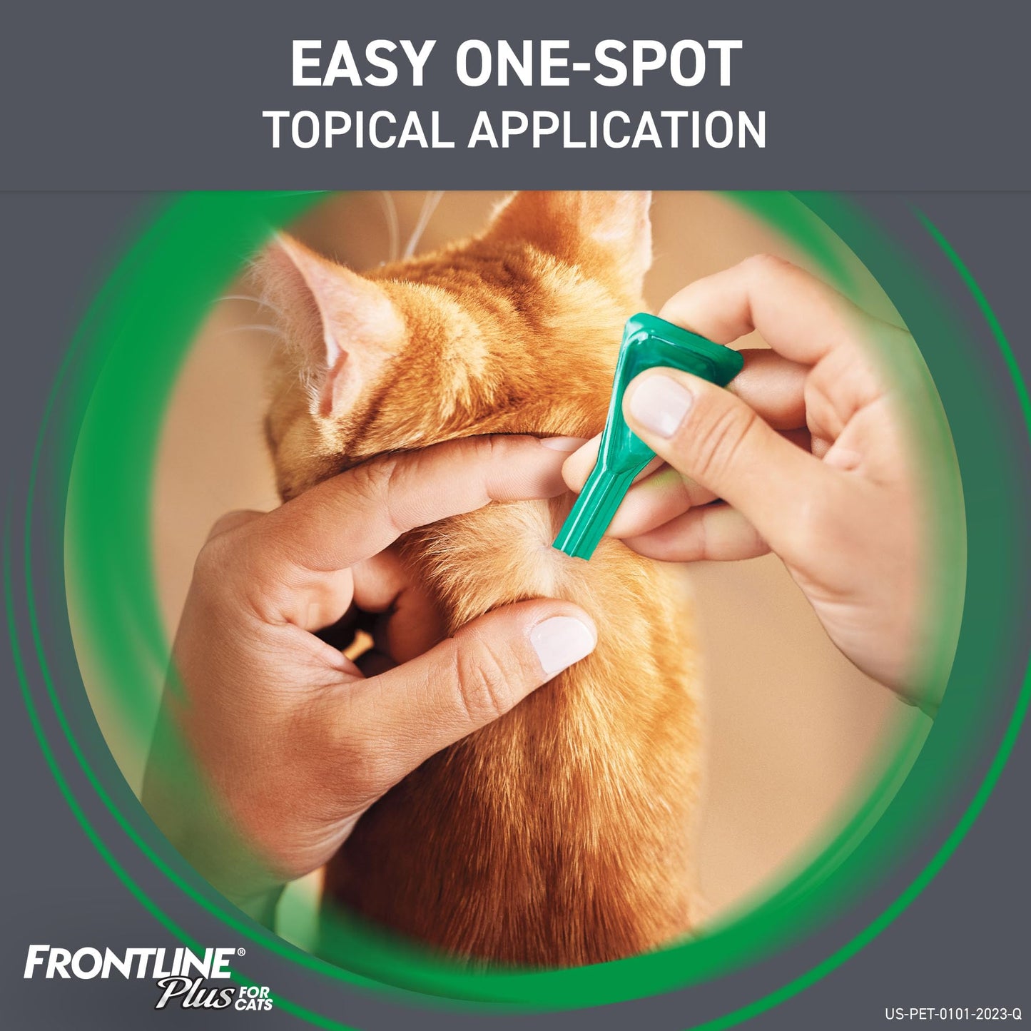 FRONTLINE Plus Flea and Tick Treatment for Cats Over 1.5 lbs. 8 Treatments
