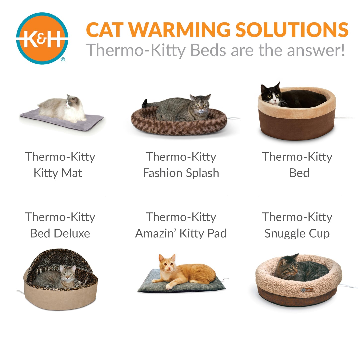 K&H PET PRODUCTS Self-Warming Cat Bed Pad, Self Heating Pad for Outdoor Cat Houses, Warming Mat for Indoor Pet Beds & Furniture, Reversible Blanket, Washable - Small 21 X 17in Oatmeal/Chocolate