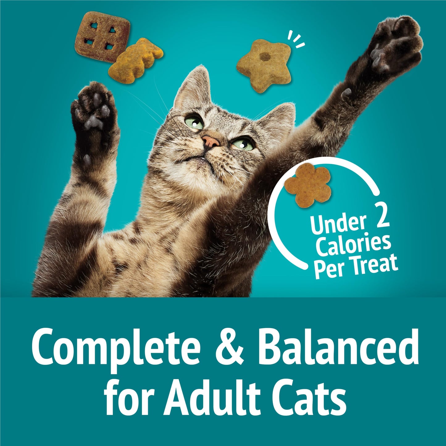 Purina Friskies Cat Treats, Party Mix Meow Luau Crunch - (Pack of 6) 6 oz. Pouches
