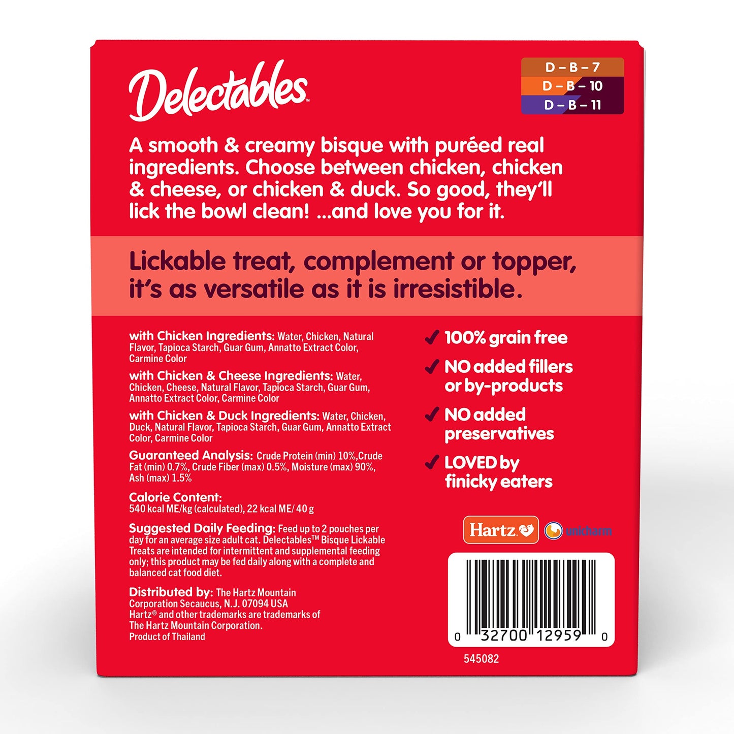 Delectables Bisque Non-Seafood Lickable Wet Cat Treats, Variety Pack, 12 Count (Pack of 1)