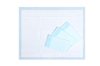 HONEY CARE All-Absorb, XXL 30"x36", 30 Count, Dog and Puppy Training Pads, Ultra Absorbent and Odor Eliminating, Leak-Proof 5-Layer Potty Training Pads with Quick-Dry Surface, Blue, A39
