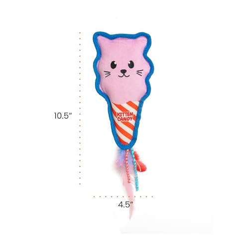 Catstages Kitt'n Candy Kicker Pink Interactive Catnip Cat Toy