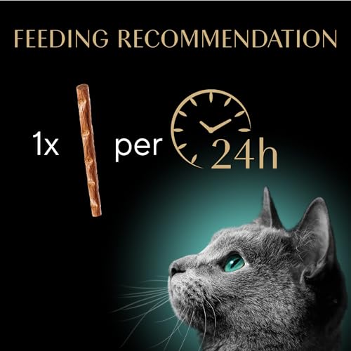 Sheba Meaty Tender Sticks Soft Cat Treats Salmon Flavor, 0.14 oz., 5 Count (Pack of 10)