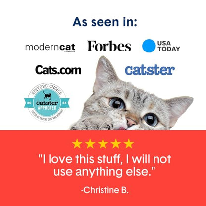 Boxie Extra Strength Cat Litter, 35-Day Odor Control, Clumping Clay, 28lb