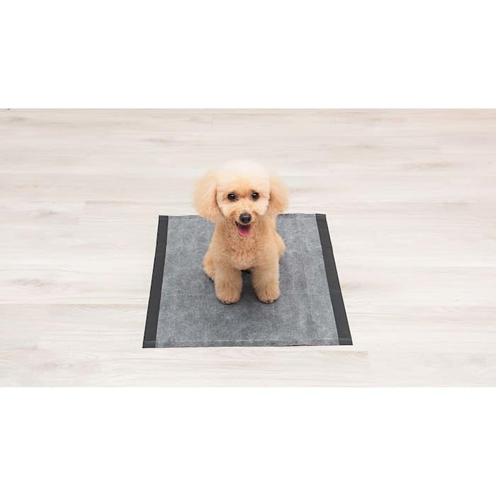 Glad for Pets Black Charcoal Puppy Pads - Super Absorbent Disposable Dog Pee Pads, Potty Training Pads, and Pet Supplies - Dog Pee Pads for Crate Training and Indoor Use 23" x 23" - 50 Count