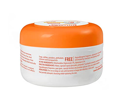 Douxo S3 Pyo Pads, Contains 3% Chlorhexidine & 0.5% Ophytrium, Antiseptic & Hydrating, For Bacterial or Yeast Skin Infections, For Dogs and Cats, 30 Pads