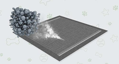 COCOYO Dog Training Pads丨Carbon Absorb Eliminating Urine Odor Puppy Pads丨Premium Charcoal Dog Pee Pads (100 Count, 17.5x23.5 inch)