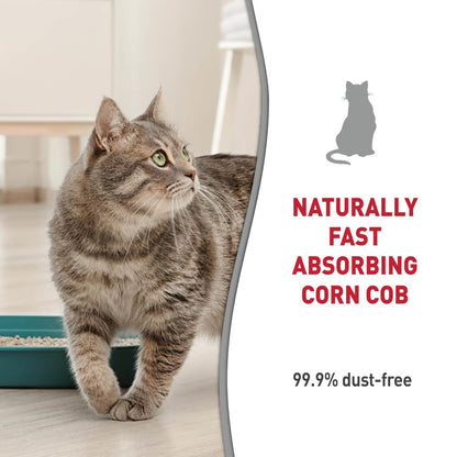 Nature's Miracle Premium Clumping Corn Cob Litter, Tough Odor Bio-Enzymatic Formula, Dust Free, 18lb (2 pack)
