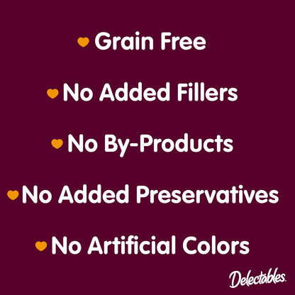 Delectables Squeeze Up Non-Seafood Variety Pack, Creamy Squeezable Puree, Lickable Wet Cat Treats, Grain Free, No Added Fillers, No By-Products, No Added Preservatives, 0.5 Ounces Tube, 72 Tubes Total