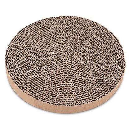 Best Pet Supplies Cat Scratcher Replacement Pads - Cardboard Cat Scratcher Pad, Relieves Stress, Supports Pet Behaviors, 5 Count
