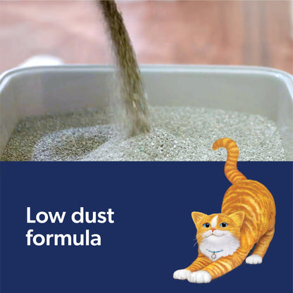 Fresh Step Outstretch Advanced Long Lasting Clumping Litter Simply Unscented, Activated Charcoal Litter Lasts 50% Longer, 32 lbs. (2 x 16 lb. Box)