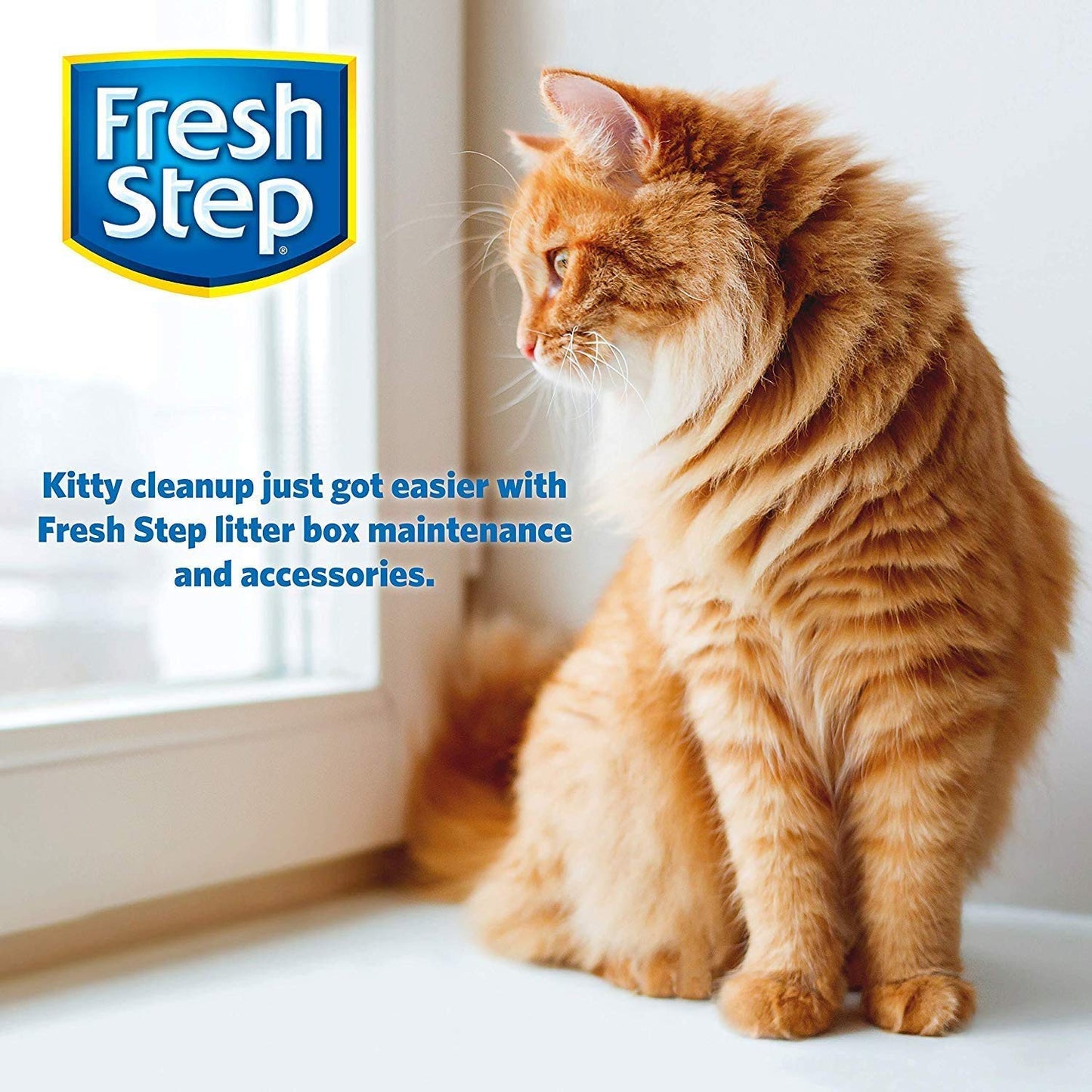 Fresh Step Cat Litter Crystals In Fresh Scent | Cat Litter Box Deodorizer | Combats Cat Odors and Neutralizes Smells to Keep Your Home Clean, 15 Ounces