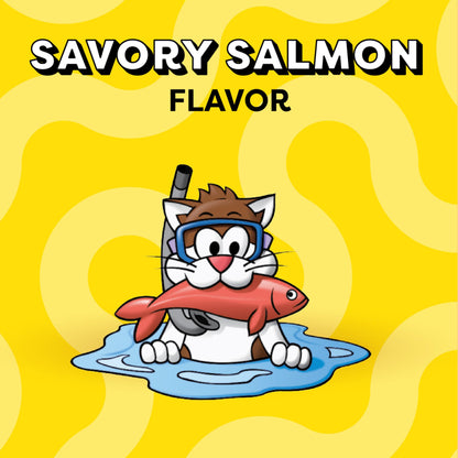 Temptations Classic Crunchy and Soft Cat Treats Savory Salmon Flavor, 16 oz. Tub