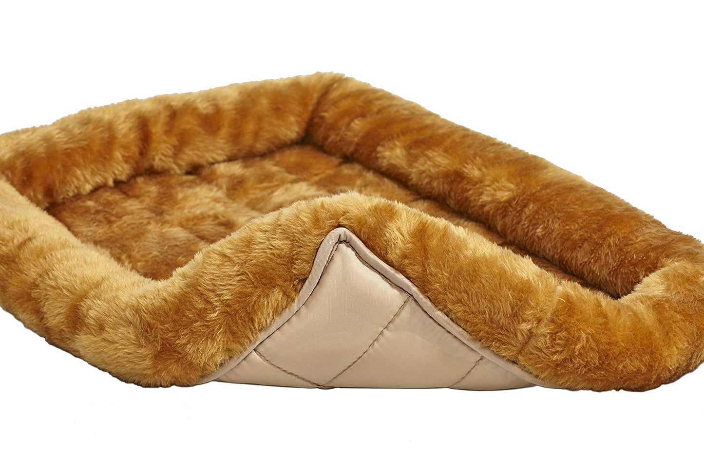 MidWest Homes for Pets 277192 Pet Crate Bed Cinnamon Fur for Pets (40218-CN)