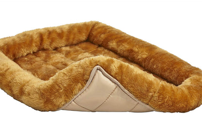 MidWest Homes for Pets 277192 Pet Crate Bed Cinnamon Fur for Pets (40218-CN)
