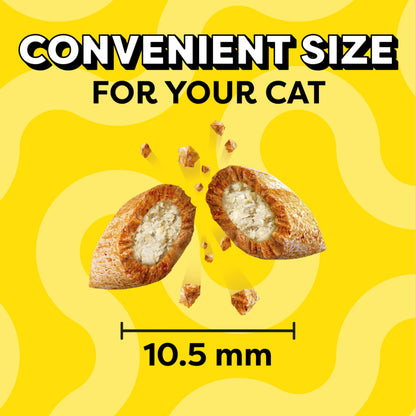 Temptations Classic Crunchy and Soft Cat Treats Tempting Tuna Flavor, 3 oz. Pouch (Pack of 12)