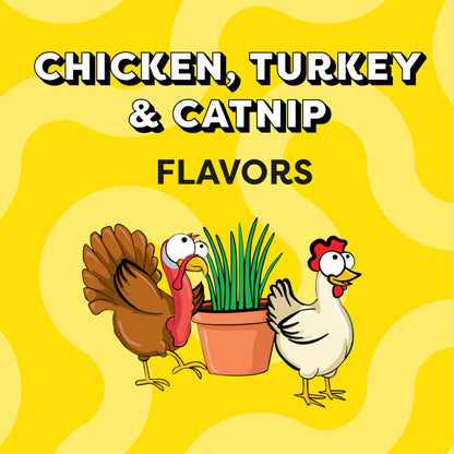 Temptations ShakeUps Crunchy and Soft Cat Treats Clucky Carnival Flavor, 5.29 oz. Pouch
