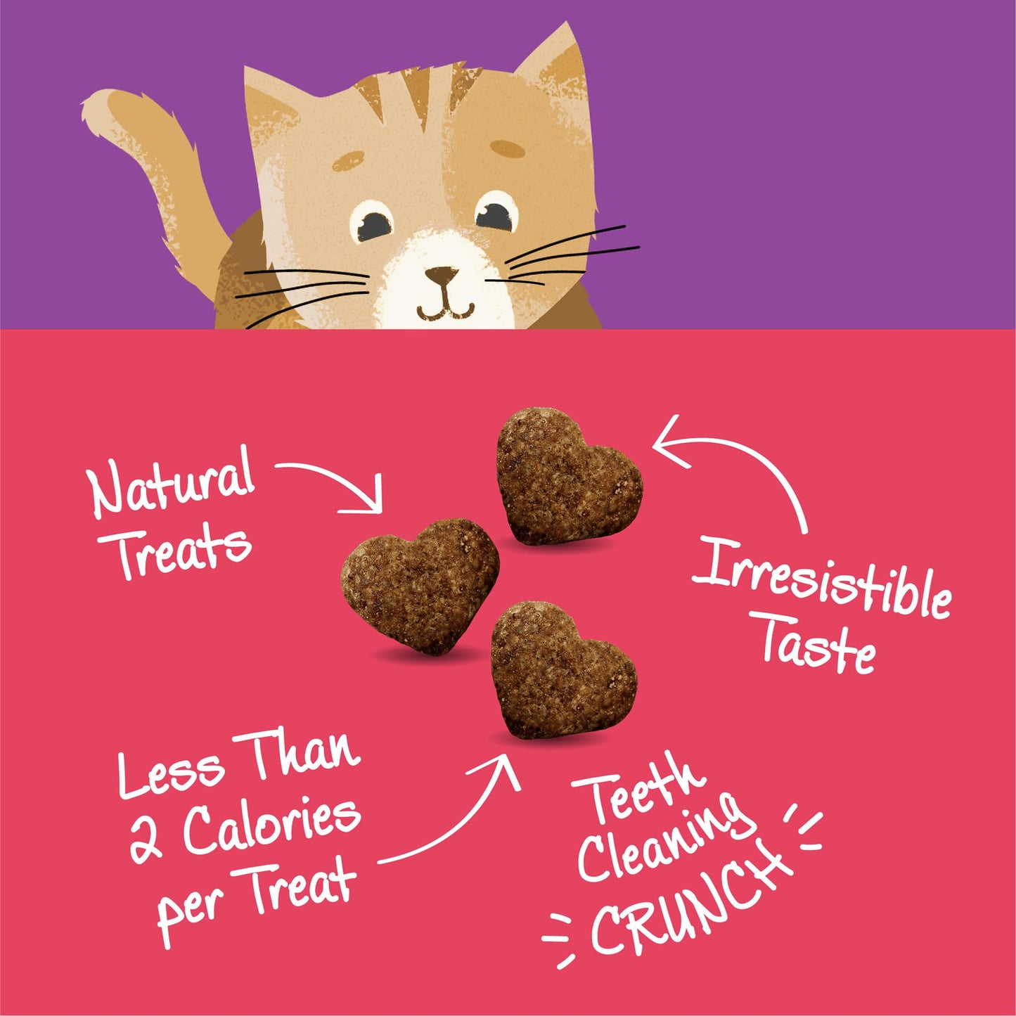 Wellness Kittles Crunchy Natural Grain Free Cat Treats, Salmon & Cranberry, 2-Ounce Bag (Pack of 2)