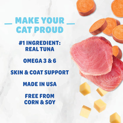 Shameless Pets Crunchy Cat Treats - Kitty Treats for Cats with Digestive Support, Natural Ingredients Kitten Treats with Real Tuna, Healthy Flavored Feline Snacks - Lobster & Cheese, 1-Pk