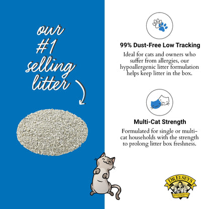 Dr. Elsey's Ultra Premium Clumping Cat Litter, 40 pound bag ( Pack May Vary )