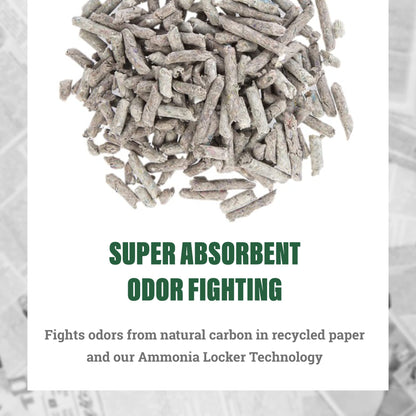 Fresh News Recycled Paper, Original Pellet Cat Litter, 25 Pound