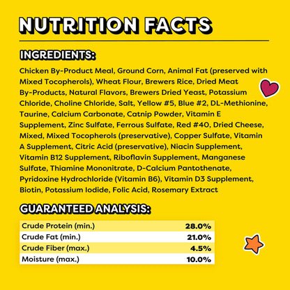 Temptations MixUps Catnip Fever Flavor Crunchy and Soft Cat Treats, 30 oz. Tub