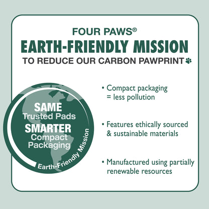Four Paws Wee-Wee Superior Performance Unscented Extra-Large Pee Pads for Dogs & Puppies, Quilted Leak-Proof Dog Housebreaking Potty Training Floor Protection, 28" x 34", 40 Count