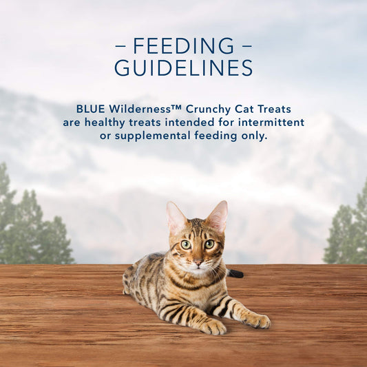 Blue Buffalo Wilderness High Protein Crunchy Cat Treats, Made With Natural Ingredients, Tasty Chicken, 2-oz Bag (Pack of 12)