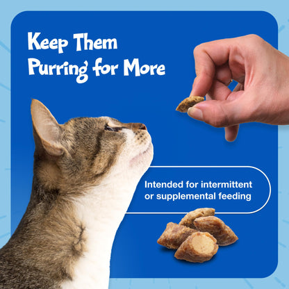 Blue Buffalo Bursts Crunchy & Creamy Cat Treats, Great for Training, Delish Liver & Beef, 5-oz Bag